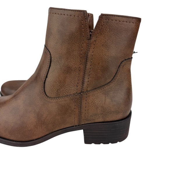 Brown Leather Ankle Boots - Picture 5 of 10